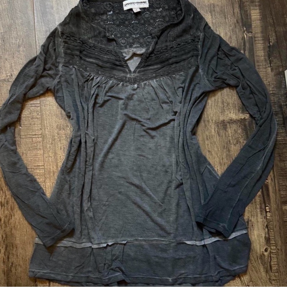 lace Women's Black Top by knox rose